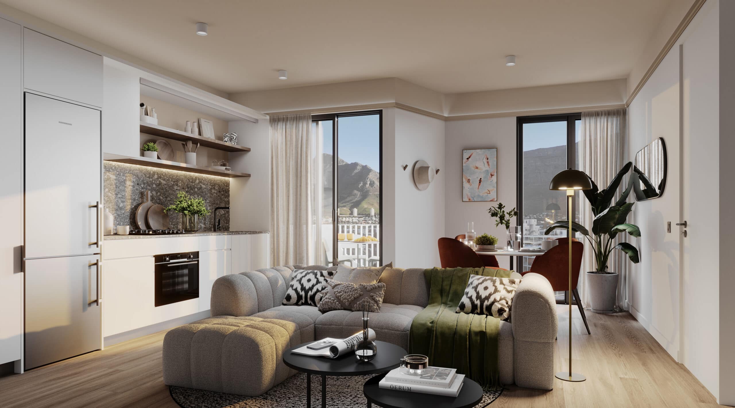 TENONV Apartment Interior Render